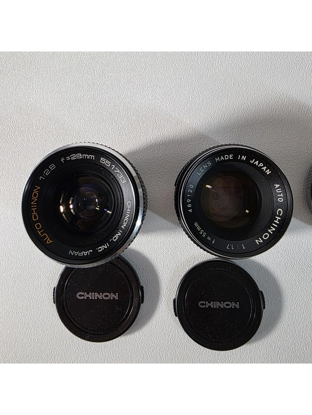Lot of 5 Vintage 50mm 28mm Prime Lenses Canon FD Minolta Olympus Chinon FUNGUS
